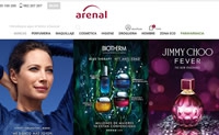 Spain Perfume and Cosmetics Shopping Site: Arenal Perfumerías