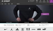 Czech Sports Goods Shopping Website: D-SPORT