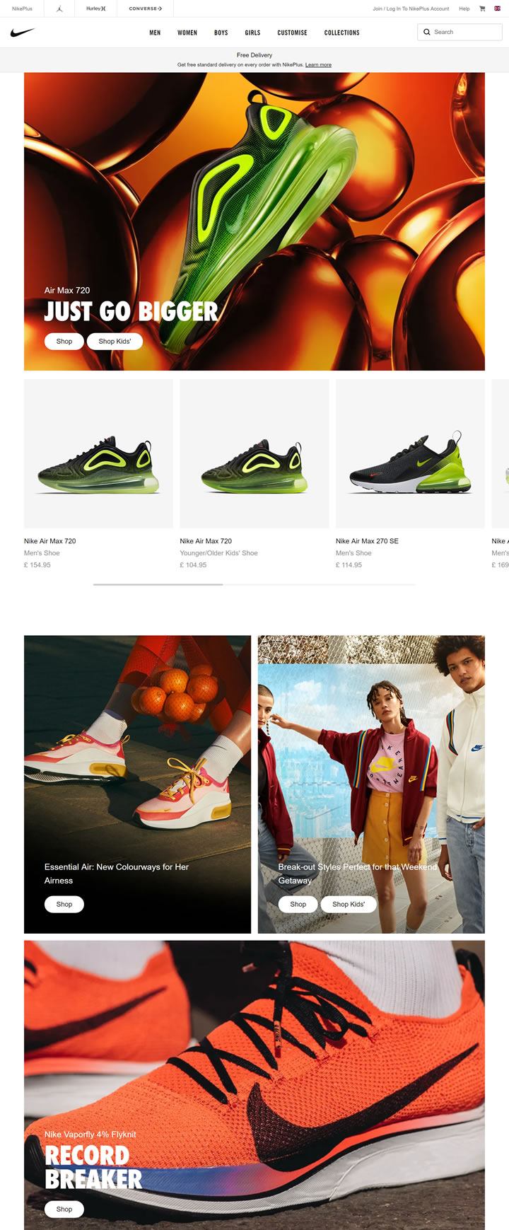 Nike United Kingdom Official Site: Nike 