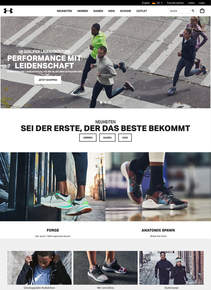 Under Armour Germany Official Site 