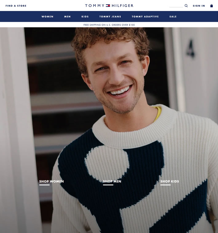 Hilfiger Site: American Premium Clothing Company World68 Global Shopping Websites