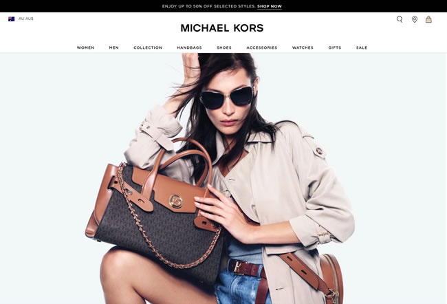 Michael Official Site: Designer Handbags, Clothing,Watches and Shoes - World68 Global Shopping Websites