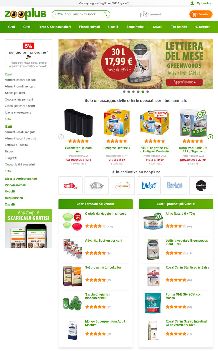 Pet Supplies at zooplus Online Pet Shop, Pet Food & Pet Accessories.