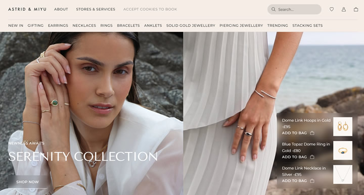 Astrid & Miyu UK Official Site: Contemporary Jewellery To Stack & Style ...